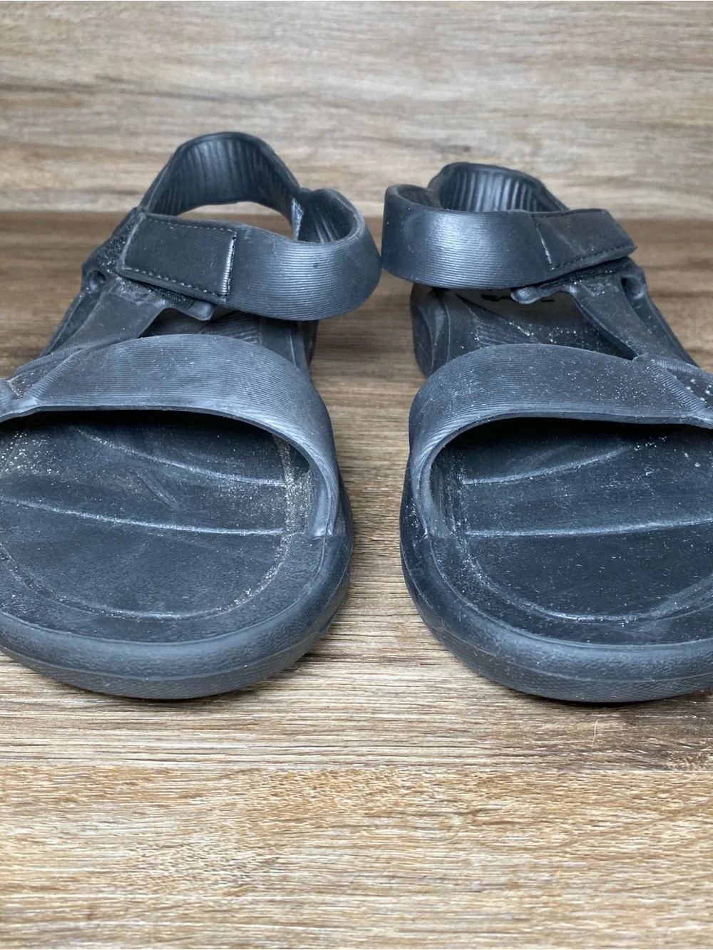 Teva Black Synthetic Rubber Hurricane Drift Sandal Men's SZ 7 US